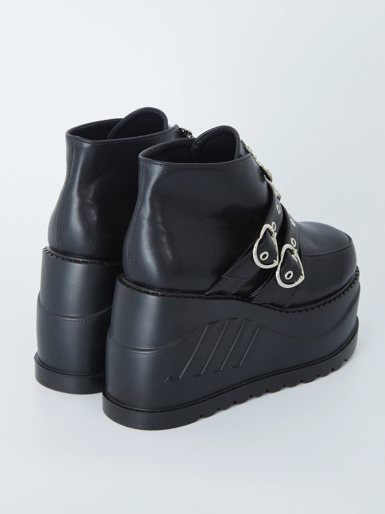 ハートバックルクロスチャームシューズ - Jamie エーエヌケー