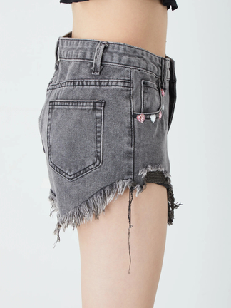 ハートダメージショートパンツ - Jamie エーエヌケー(ジェイミーエー