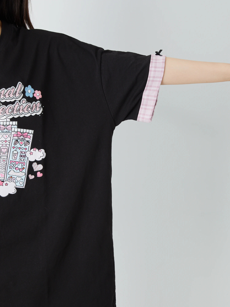 Jamieエーエヌケー Re♥TwinkleキラキラコラージュプリントBigTe Re♥Twinkle キラキラコラージュプリントBigTe - Jamie