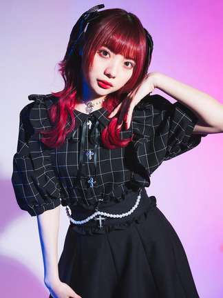 クロスフリルブラウス - Jamie エーエヌケー(ジェイミーエーエヌケー