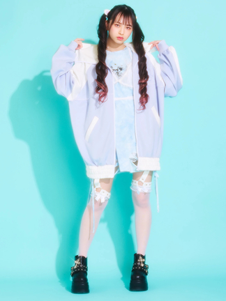 [激レア]ラージョバジェカーノ支給ウェア ガーター付きエンボスパーカー - Jamie エーエヌケー(ジェイミーエー