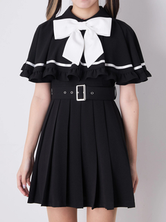 ケーププリーツワンピース