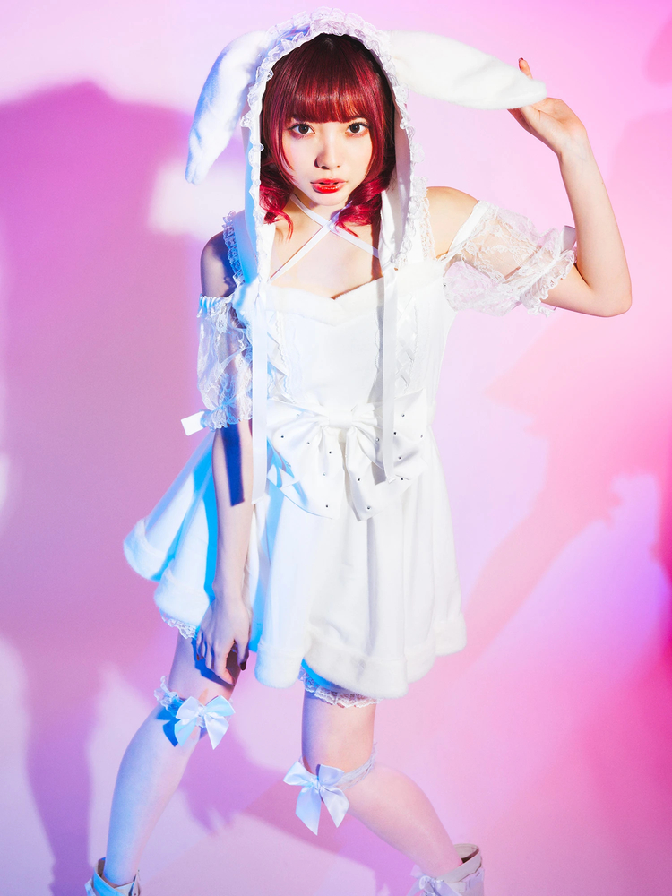 ヘッドドレスうさちゃんフード - Jamie エーエヌケー(ジェイミー