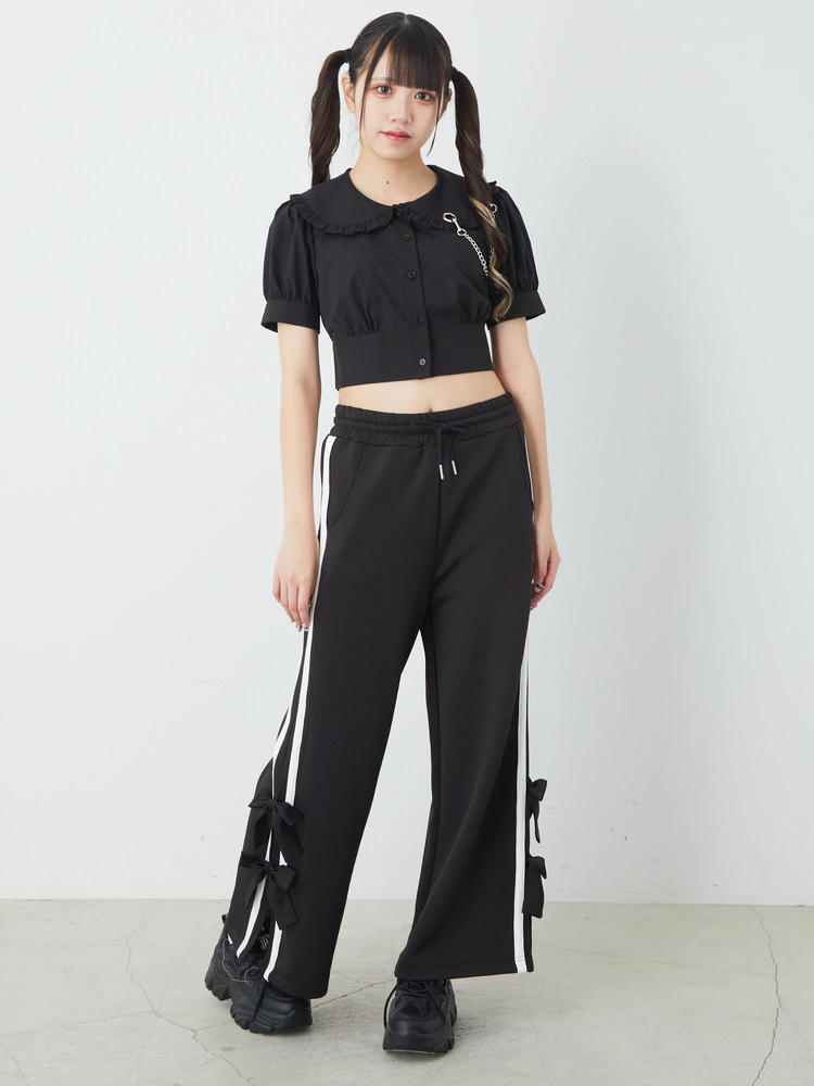 ダブルリボンジャージパンツ - Jamie エーエヌケー(ジェイミーエー