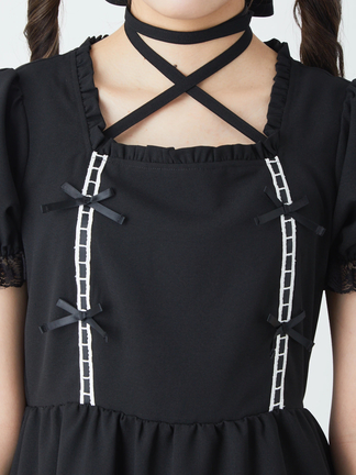 Jamieエーエヌケー　チャイナリボンティアードOP チャイナリボンティアードOP - Jamie エーエヌケー(ジェイミー