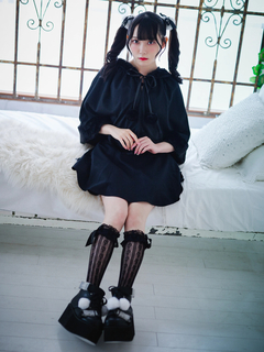 ふわふわうさちゃんケープ