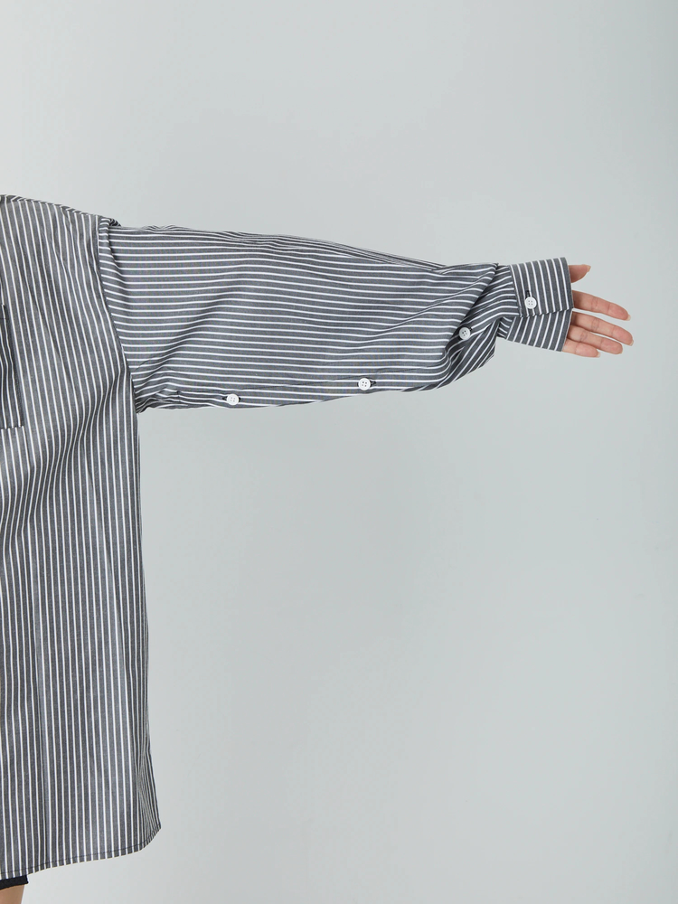 ストライプBigシャツ - Jamie エーエヌケー(ジェイミーエーエヌケー)の