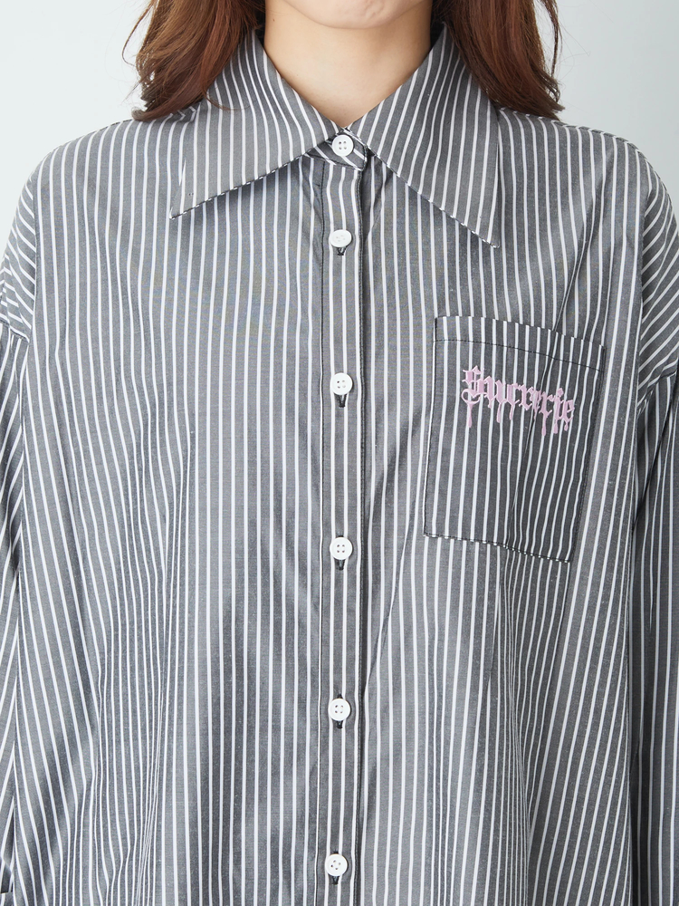 ストライプBigシャツ - Jamie エーエヌケー(ジェイミーエーエヌケー)の