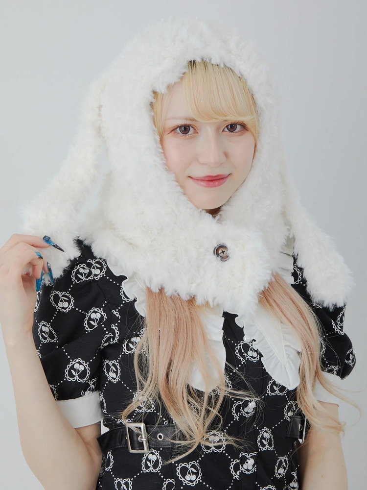 Beams couture うさ耳バラクラバ　エクリュ オンラインショップで発売☺︎！9/1から！＜ORCIVAL＞×＜BEAMS COUTURE