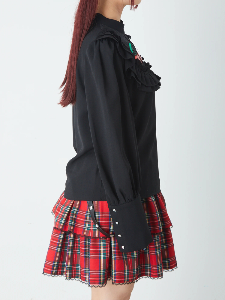 さくらんぼフリルブラウス - Jamie エーエヌケー(ジェイミーエー