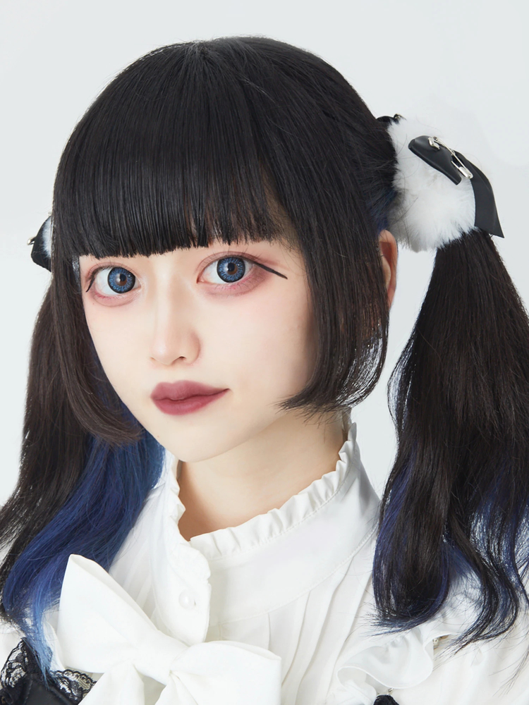 安ピンリボンファーシュシュ - Jamie エーエヌケー(ジェイミー