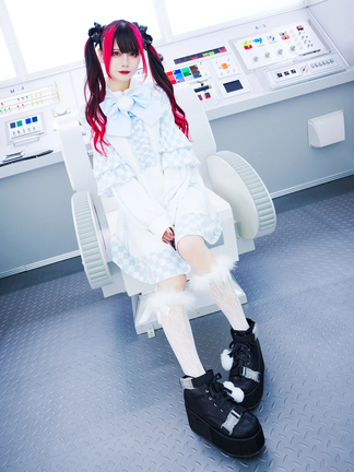 フェーブ　優雅なファッション　5点セット エリック・エ・ジル　希少 ブロックチェックフリルジャージOP - Jamie エーエヌケー(ジェイミー