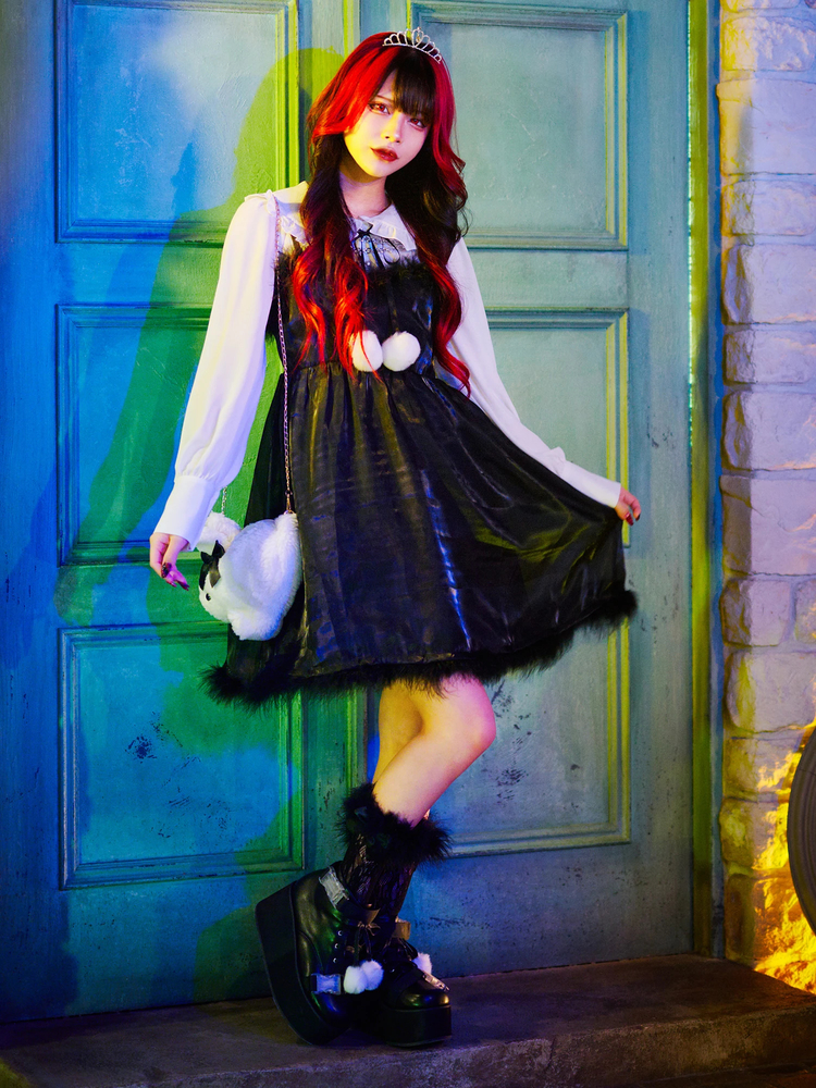 クロスチェーンフェザートリムソフトオーガンジーキャミOP - Jamie