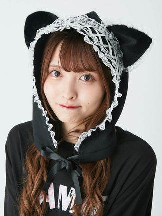 ヘッドドレスねこちゃんフード - Jamie エーエヌケー(ジェイミー