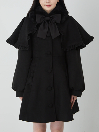 リボンケープコート - Jamie エーエヌケー(ジェイミーエーエヌケー)の