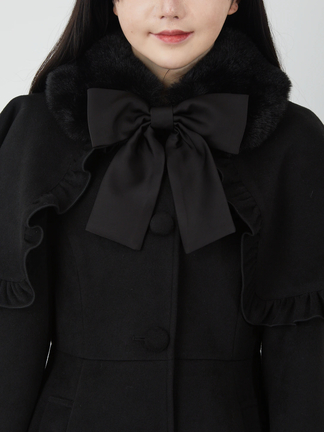 リボンケープコート - Jamie エーエヌケー(ジェイミーエーエヌケー)の