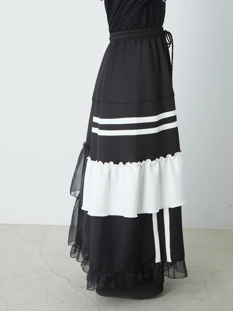 アシンメトリ―フリルジャージSK - Jamie エーエヌケー(ジェイミーエー