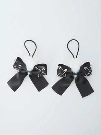 安全ピンリボンポンポンSET - Jamie エーエヌケー(ジェイミーエー