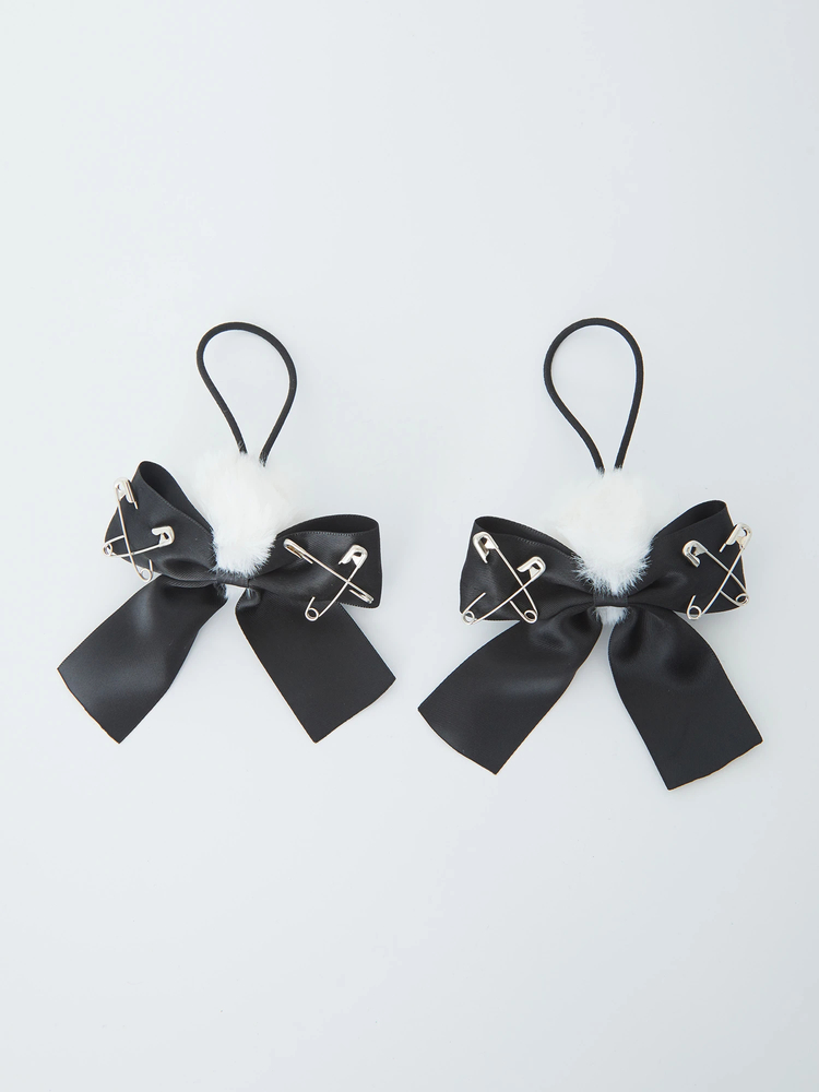 安全ピンリボンポンポンSET - Jamie エーエヌケー(ジェイミーエー