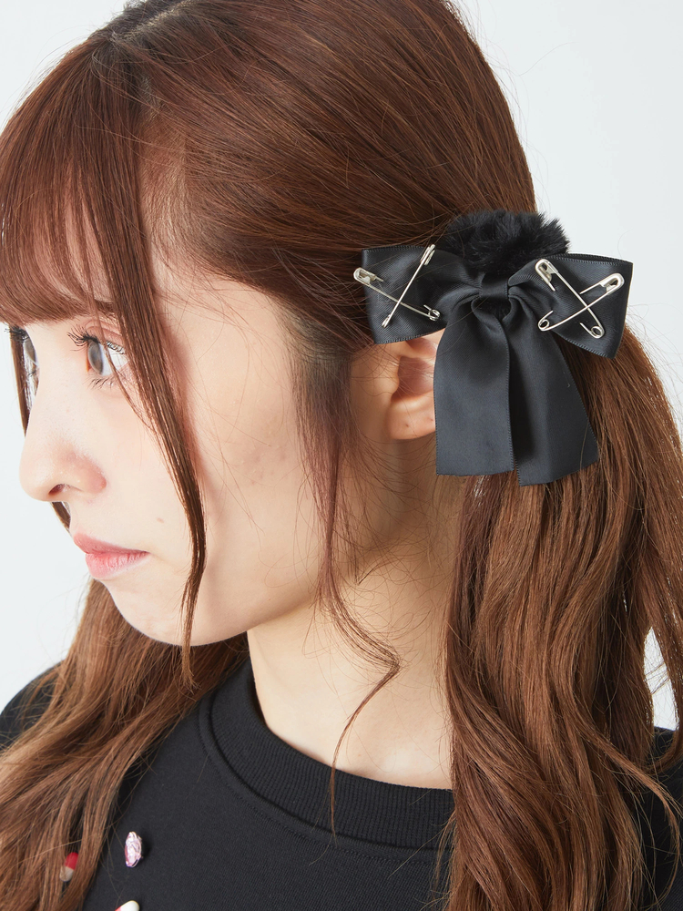 安全ピンリボンポンポンSET - Jamie エーエヌケー(ジェイミーエー