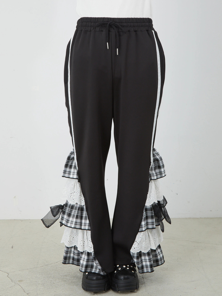 Jamieエーエヌケー リボンパットワークパンツ リボンパッチワークパンツ - Jamie エーエヌケー(ジェイミーエー