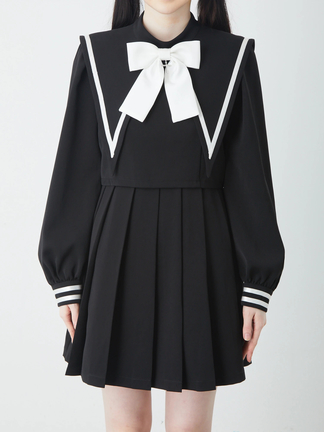 セーラーカラープリーツOP - Jamie エーエヌケー(ジェイミーエー