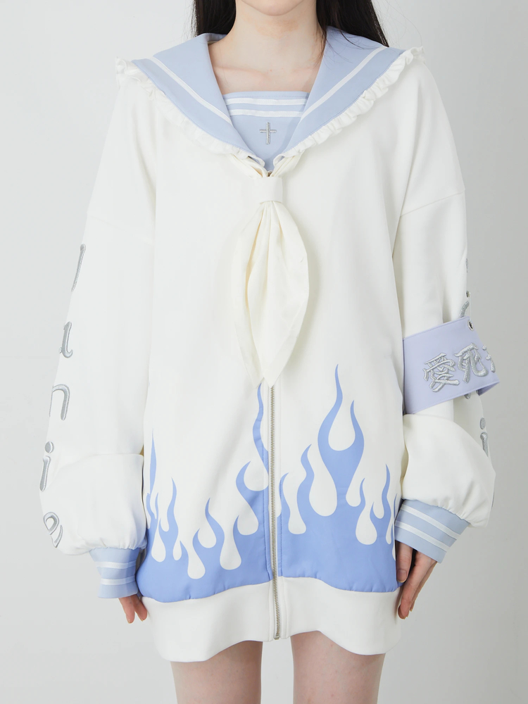 Jamie エーエヌケー　リメイクパーカー　white ホワイト　ジェイミー Jamie エーエヌケー リメイクパーカー white ホワイト