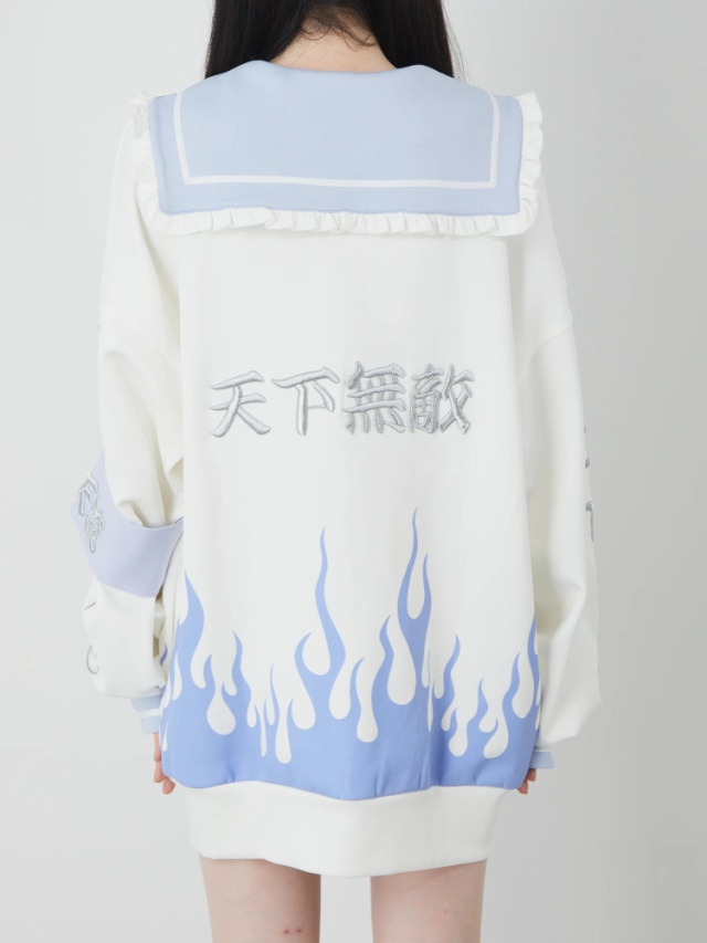 Jamieファイヤー特攻服パーカー - Jamie エーエヌケー(ジェイミーエー  