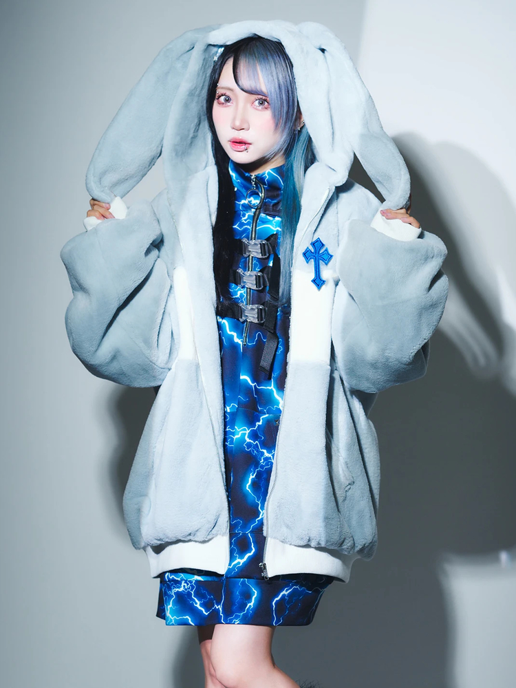 クロスワッペンうさちゃんコート - Jamie エーエヌケー(ジェイミーエー