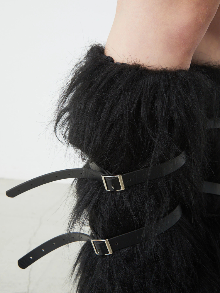 もけもけフェイクファーレッグウォーマー - Jamie エーエヌケー