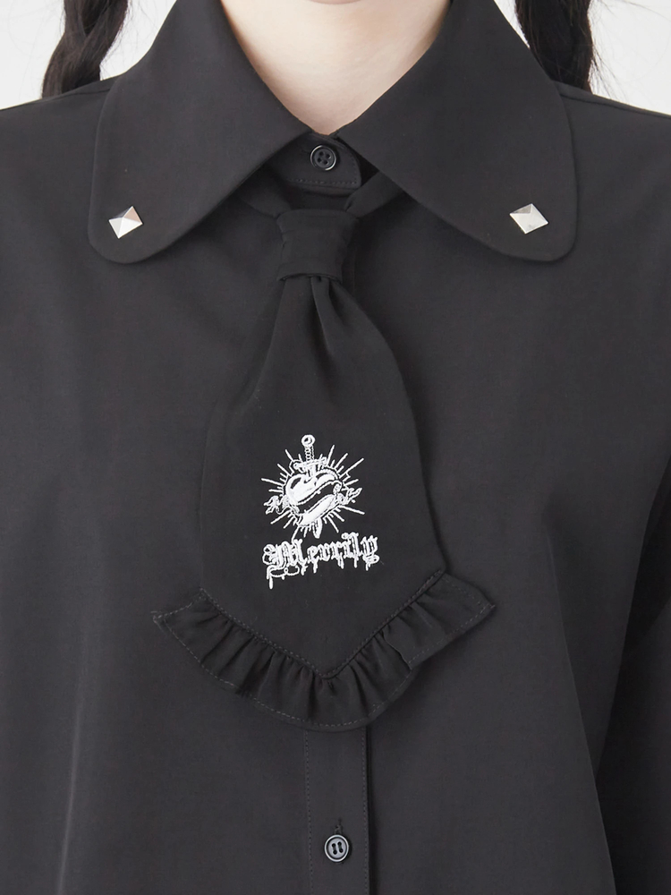 ゴシック刺繍ネクタイBL - Jamie エーエヌケー(ジェイミーエーエヌケー