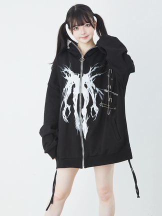 ゴシックロゴBIGパーカー - Jamie エーエヌケー(ジェイミーエー