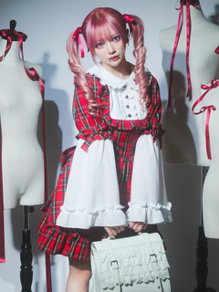 JM刺しゅう姫袖ワンピース