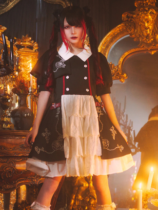 に*ん様 新品タグ 付き jamieエーエヌケー ロリータ ワンピース 十字架 に*ん様 新品タグ 付き jamieエーエヌケー ロリータ ワンピース 十字架