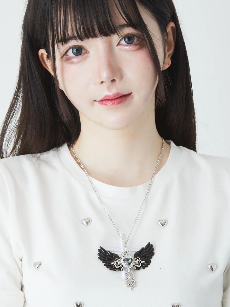 ◼️奈美★ページ　アクセサリー エンジェルクロスネックレス - Jamie エーエヌケー(ジェイミーエー