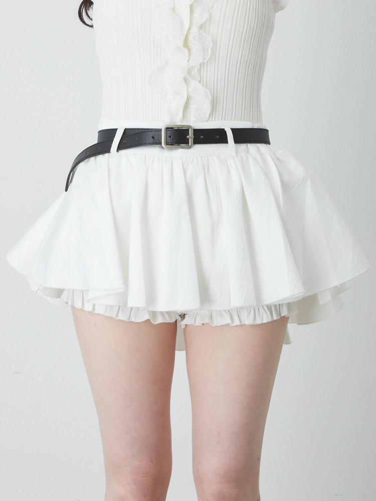 ベルト付きミニスカパン - Jamie エーエヌケー(ジェイミーエーエヌケー