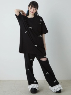 おリボンスエットパンツ