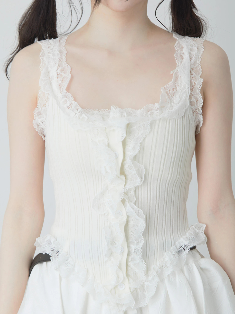 激レア　希少　アンティークレース　バレエコア　キャミソール　ノースリーブ 楽天市場】選べる2タイプ 前後2way Vネック スクエアネック 繊細レース