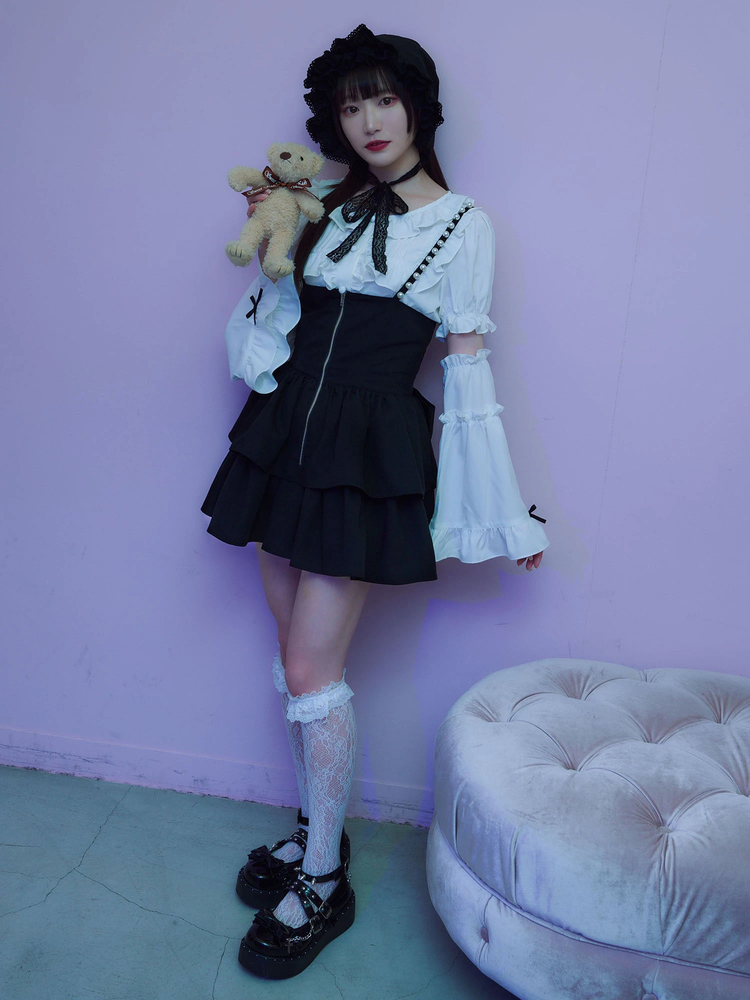 姫袖タックフリルパフブラウス - Jamie エーエヌケー(ジェイミーエー