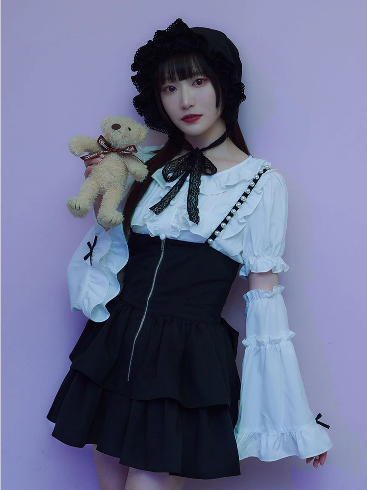 姫袖タックフリルパフブラウス - Jamie エーエヌケー(ジェイミーエー