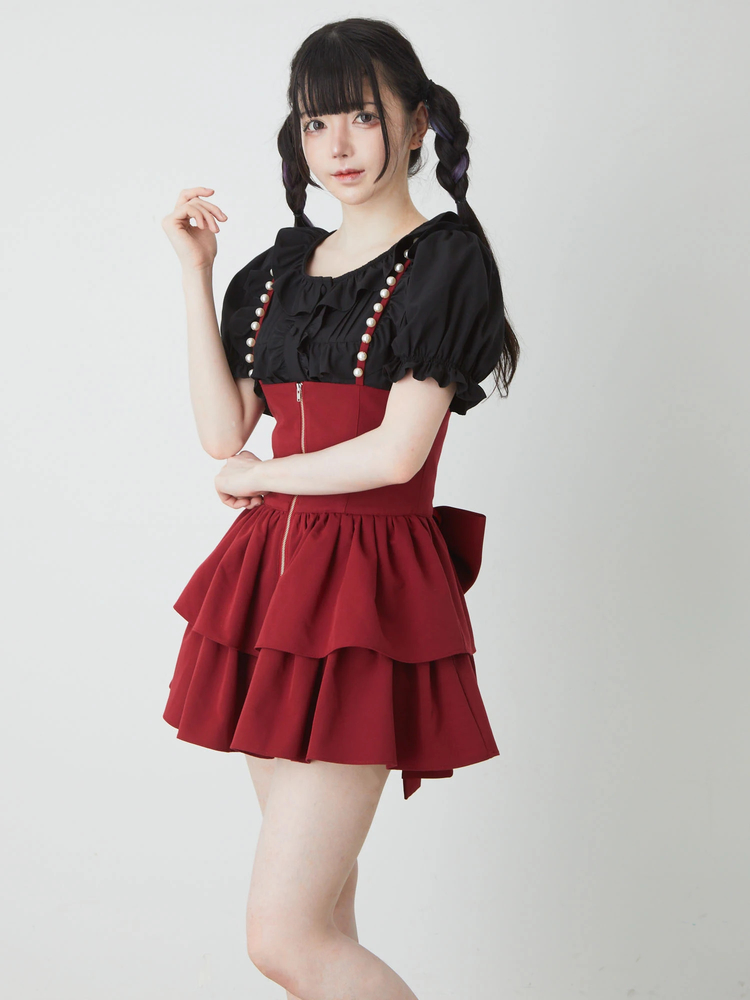 【新品】The shop Amel ケープ付きワンピース ✧アンタイトル ロペ ワンピース|公式ファッション通販 Ailand（アイランド）
