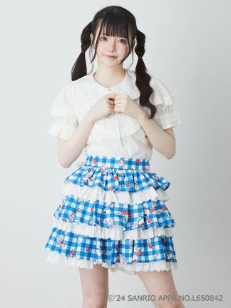 未使用級☆Jamie ジェイミーエーエヌケー ハローキティ ティアードスカート ハローキティ ティアードスカート - Jamie エーエヌケー