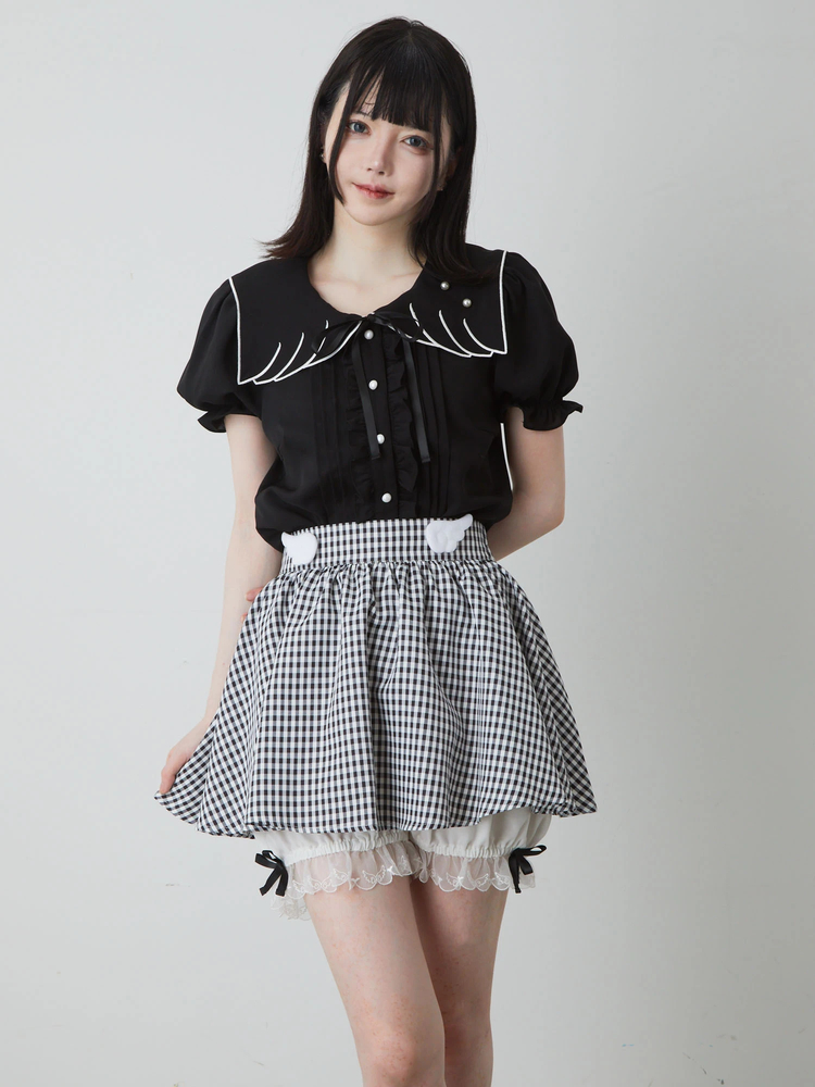 天使チェック赤ちゃんスカパン - Jamie エーエヌケー(ジェイミーエー