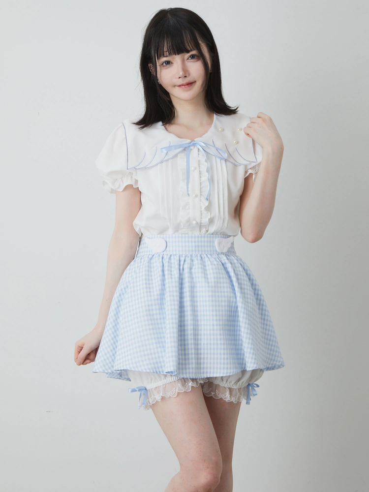 天使チェック赤ちゃんスカパン - Jamie エーエヌケー(ジェイミーエー