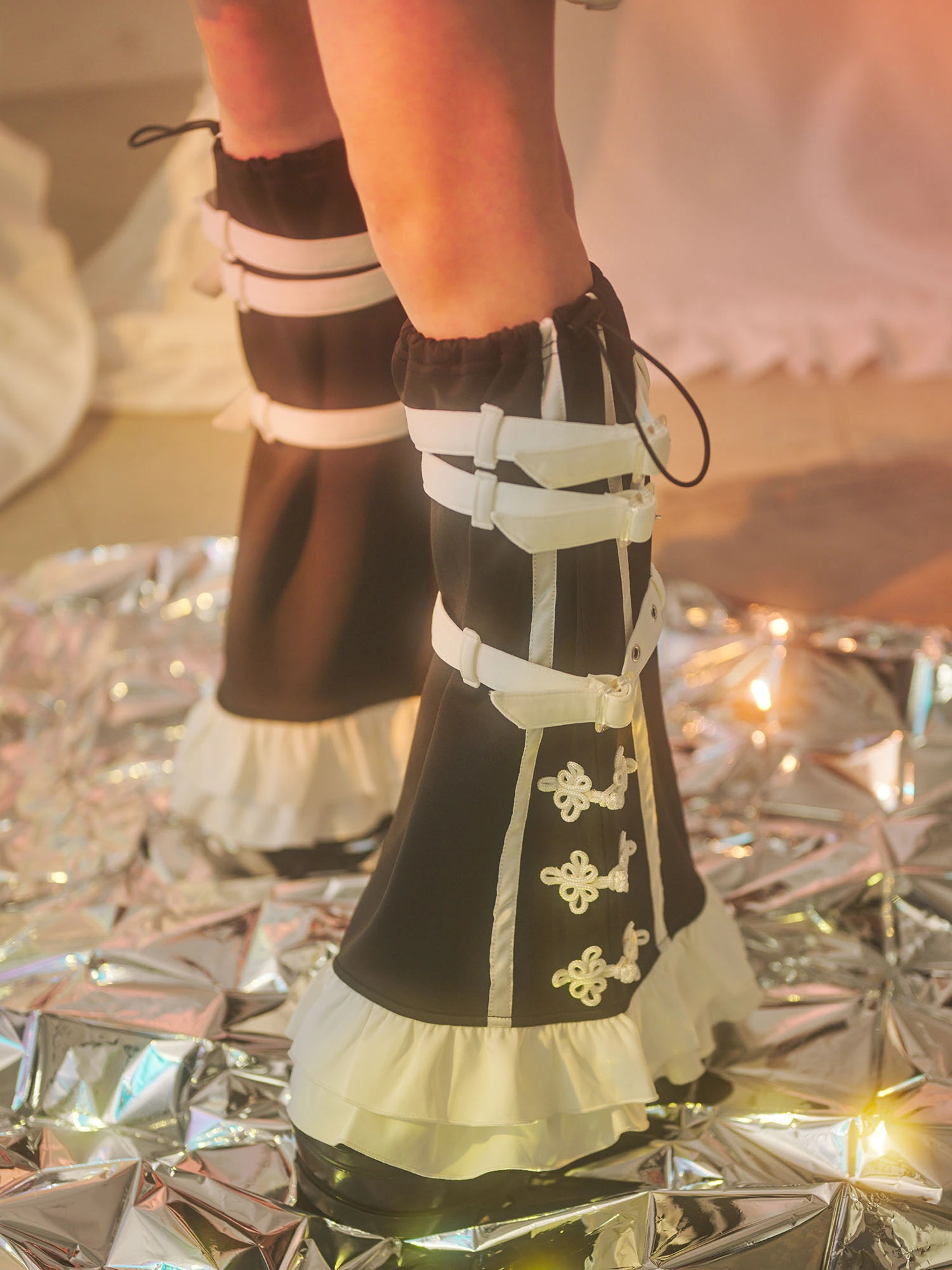 チャイナレッグウォーマー - Jamie エーエヌケー(ジェイミーエー