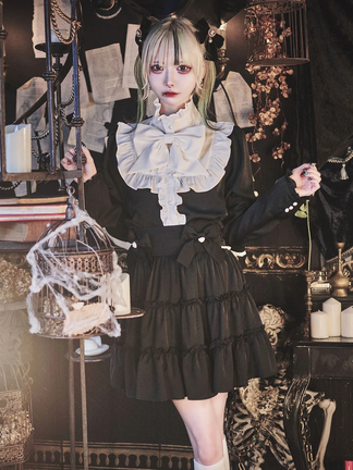 フリルリボンお姫様ティアードスカート - Jamie エーエヌケー