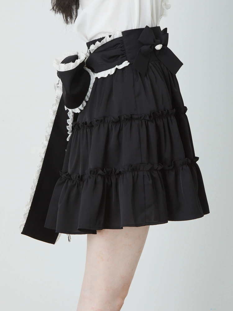 フリルリボンお姫様ティアードスカート - Jamie エーエヌケー