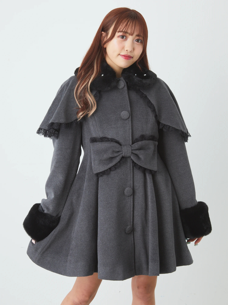 おリボンケープドーリーコート - Jamie エーエヌケー(ジェイミーエー