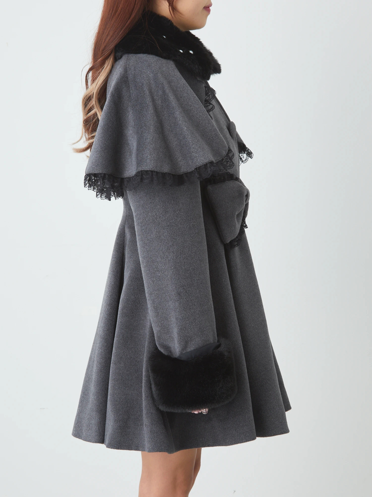 おリボンケープドーリーコート - Jamie エーエヌケー(ジェイミーエー