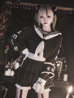 ジャパニーズ制服セーラーTOPS